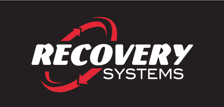 Recovery Systems Logo Final white-n-Red-on-black