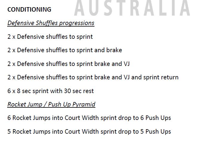 netball 1 conditioning 1