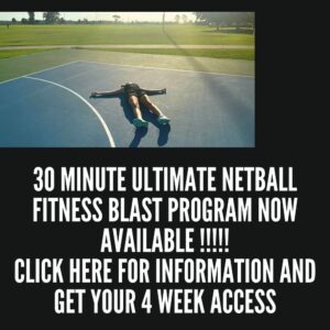 mini-30 min netball fitness blast promo picture